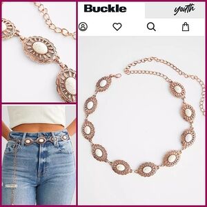 Buckle - antique Western chain belt